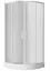 Душова кабіна Eger Tisza 90x90 скло Zuzmara 599-021, матовий, білий - мініатюра 1