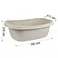 Таз Stars Plast овальний бежевий 25 л (94038/беж) - мініатюра 2