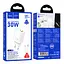 МЗП Hoco N63 Gentle PD30W+QC3.0 (1USB-A/1C) + кабель Type-C to Lightning White - мініатюра 6