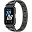 Ремешок-бампер DK для Samsung Galaxy Fit3 (R390) Metal Band Fitlink Diamond (black) - миниатюра 2