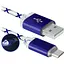 Кабель USB AM-micro BM, 1.0м, синий, 08-03LT Defender - миниатюра 1