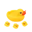 Животные для купания Мама с детками, 4 шт., пищалка, 001-628-648-658 (в ассортименте) - миниатюра 1
