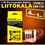 Набір акумуляторів з 4 шт LiitoKala USB-T36 + USB Type-C кабель зарядки - мініатюра 5