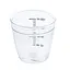 Пластиковий мірний стакан 150 мл із градуюванням вимірювальний стаканчик Прозорий 88085 - мініатюра 2