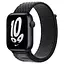 Ремешок Nylon для Apple Watch 38/40/41/42mm(ser.10) Black / Summit White - миниатюра 1