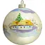 Ялинкова прикраса Санта Шоп Засніжене село скло (4820001154962) - мініатюра 1