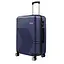 Валіза Велика (L) Полікарбонат На 4-х подвійних колесах 120Л POLO ПК007-L Синій - мініатюра 1