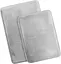 Набор 2 шт. Антискользких Мягких ковриков для ванной Aquarius с эффектом памяти 50х80 см и 40х60 см Серый Гладкий - миниатюра 2