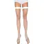 Чулки Leg Avenue Fishnet Thigh Highs White One size - миниатюра 1