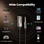 Bluetooth-адаптер Ugreen CM309 Bluetooth Car Receiver Aux with Mic Space Gray (70601) - мініатюра 4