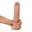 Фалоімітатор LoveToy Sliding-Skin Dual Layer Dong 20 см тілесний - мініатюра 4