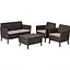 Комплект садовой мебели Allibert Keter Salemo set коричневый - миниатюра 1