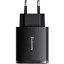 Адатер сетевой Baseus Compact Quick Charger 2USB/1Type-C, 30W/3A, PD/QC| (CCXJ-E02) - миниатюра 1