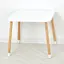 Детский столик Bambi Корона 06-025W-SQUARE для творчества со стульчиком 60х60 см - миниатюра 2