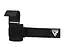 Крюки для тяги на запястье RDX W5 Gym Hook Strap Black Plus (WAN-W5B+) - миниатюра 3
