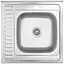 Кухонная мойка Kroner KRP Dekor - 6060R (0,6 мм) (CV022813) - миниатюра 1