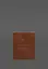 Кожаная обложка для удостоверения офицера ГНСУ (три кармана) светло-коричневая - миниатюра 2