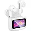 Бездротові навушники Hoco EQ14 Cool color true бездротовий BT headset with touch screen, BT5.4, 40mAh, 500mAh, 7h, white - мініатюра 1