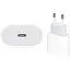 Адаптер живлення USB-C потужністю 20 Вт 3А OEM USB-C підтримка Smart Charge для заряду Iphone iPad Air білий - мініатюра 1