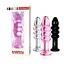 Стеклянный фаллоимитатор LoveToy Glass Romance 14 см черный - миниатюра 2