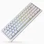 Клавіатура Ducky One X Mini (60%) Magnetic White (ON2461AST3-DAUSPDOECL2WW1) - мініатюра 3