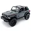 Колекційна машинка "Jeep Wrangler" Kinsmart KT5412WH(Grey) масштаб 1:42 - мініатюра 1