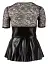 Міні-сукня Cottelli Collection Vinyl Lack Wetlook Latex 3XL чорний - мініатюра 5