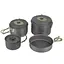 Набор посуды Bo-Camp Explorer 4 Pieces Hard Anodized Grey/Green (2200244) - миниатюра 1
