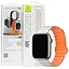 Ремешок BlueO Magnetic Silicone для Apple Watch 42(ser.1-3)/44/45/46/49mm White / Orange - миниатюра 2