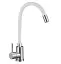 Смеситель для кухни Solone EZA4-F090KW гибкий силиконовый излив Белый 30412 - миниатюра 1