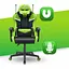 Компьютерное кресло Hell's Chair HC-1004 Green - миниатюра 7