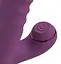 Вібратор-кролик Javida 3 Function Thrusting Thum 23.7 см фіолетовий - мініатюра 7