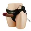 Страпон Pretty Love Harness Briefs Micheal 17.5 см коричневый - миниатюра 5