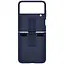 Оригінальний силіконовий чохол із кільцем Samsung для Galaxy Z Flip4 Silicone Cover with Ring Navy EF-PF721TNEGUA - мініатюра 8