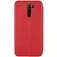 Кожаный чехол-книга Classy для Xiaomi Redmi 9 Красный - миниатюра 3