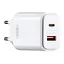 Сетевое зарядное устройство для XO L90A EU PD20W + QC18W Высокоскоростной светопередача Белый Белый - миниатюра 1