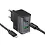 МЗП Hoco CS73A Star Speed PD30W+QC3.0 (1USB-A/1C) + кабель Type-C to Lightning Midnight Black - мініатюра 2