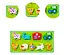 Деревянная игрушка Рамка-вкладыш на липучке, 9 фигур, 30x15x1.5 см (в ассортименте) - миниатюра 1