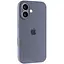 Чехол Epik Silicone Case Full Camera Protective AA для Apple iPhone 16, 6.1 Серый/Lavender Gray - миниатюра 1