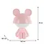 Світильник-нічник Kite LED з акумулятором Cute Mouse рожевий (K25-316-2-2) - мініатюра 5