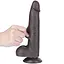 Фаллоимитатор Sliding-Skin Dual Layer Dong 8.5'' 22 см черный - миниатюра 8
