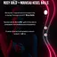 Металлические вагинальные шарики Rosy Gold Nouveau Kegel Balls для продвинутой тренировки мышц тазового дна 376 г 2.8 см  - миниатюра 5