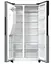 Холодильник Gorenje SBS, 179х70х92 см, 2 двери, 376(190) л, А++, NF+, инвертор, зона освещения, диспенсер, генератор льда, внешний дисплей, нержавеющая сталь - миниатюра 3