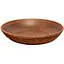 Салатник керамічний (глиняний) 0.5 л різьблений коричневий - мініатюра 1