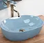 Умивальник Rea Lisa blue shiny накладний REA-U6620, Синий - мініатюра 3