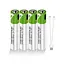 Комплект 4 шт. аккумуляторные батарейки Smartoools AAA 500 mah + зарядка Type-C (Зеленый)
 - миниатюра 1