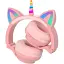 Навушники Unicorn Bluetooth Stereo STN-27 LED pink - мініатюра 3