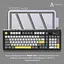 Клавиатура Ajazz AK980 V2 Gift Switch V2 Black Gray Yellow (AK980-V2-G-BGY) - миниатюра 12