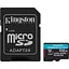 Карта памяти Kingston microSDXC Canvas Go! Plus 512GB Class 10 UHS-I U3 V30 A2 + SD адаптер (SDCG4/512GB) (139172) - миниатюра 1