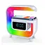 Лампа-нічник XM-G3 Mini Колонка Бездротове ЗУ Годинник RGB білий - мініатюра 1